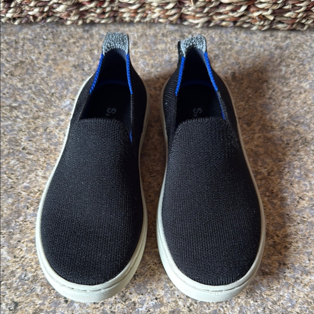 Rothy's Black Slip-On Sneakers Size 12 kids